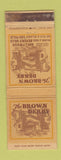 Matchbook Cover - Brown Derby Hollywood Beverly Hills CA WEAR