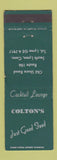 Matchbook Cover - Colton's Restaurant South Lyme CT WORN