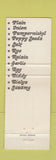 Matchbook Cover - Bagel Board West Haven CT