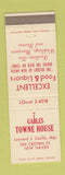 Matchbook Cover - 7 Gables Towne House New Haven CT