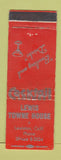 Matchbook Cover - Lewis Towne House Lewiston CA WEAR