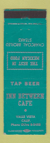 Matchbook Cover - Inn Between Cafe Valle Vista CA WEAR
