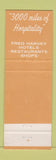 Matchbook Cover - Furnace Creek Inn Ranch Death Valley CA Fred Harvey