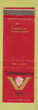 Matchbook Cover - Vandenberg Inn Santa Maria CA
