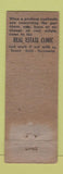 Matchbook Cover - Paul Real Estate Los Angeles CA WEAR
