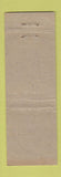 Matchbook Cover - Mike Lyman's Los Angeles CA Lion Canada 1929 WEAR