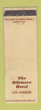 Matchbook Cover - Biltmore Hotel Los Angeles CA WEAR