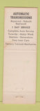 Matchbook Cover - Mac & Bob's Garage Los Angeles CA WEAR