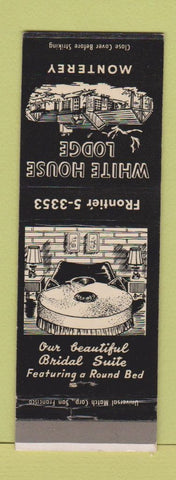 Matchbook Cover - White House Lodge Monterey CA