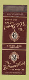 Matchbook Cover - Biltmore Hotel Los Angeles CA US Grant Hotel San Diego WEAR