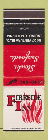 Matchbook Cover - Firseside Inn Encino CA