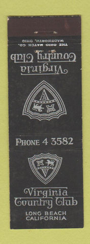 Matchbook Cover - Virginia Country Club Long Beach CA