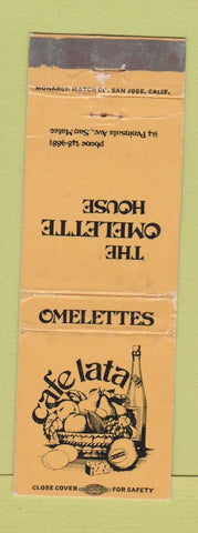Matchbook Cover - Omelette House San Mateo CA WEAR