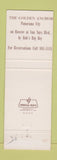 Matchbook Cover - Golden Anchor Restaurant Panorama City CA WEAR