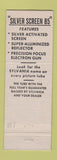 Matchbook Cover - Sylvania TV LB Wlaker Denver Colorado WEAR