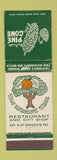 Matchbook Cover - Pine Cone Restaurant Apricot Tree Merced San Jose CA WEAR