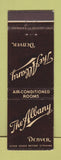 Matchbook Cover - Albany Hotel Denver Colorado