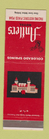 Matchbook Cover - Antlers Hotel Colorado Springs