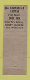 Matchbook Cover - Chez Jay Estes Park Colorado WEAR