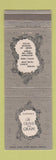 Matchbook Cover - Zappone's Olive and Grape Italian Denver Colorado Holiday Inn