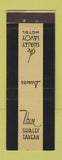 Matchbook Cover - Shirley Savoy Hotel Denver Colorado