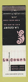 Matchbook Cover - La Court Grand Junction Colorado hotel