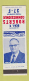 Matchbook Cover - Benjamin Roberst Commissioner Election