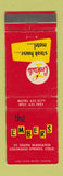 Matchbook Cover - Embers Restaurant Colorado Springs motel WEAR