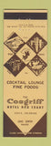 Matchbook Cover - Cosgriff Hotel Craig Colorado