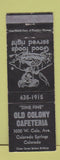 Matchbook Cover - Old Colony Cafeteria Colorado Springs WEAR