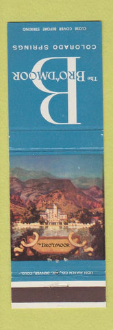 Matchbook Cover - Broadmoor Hotel Colorado Springs