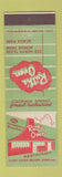 Matchbook Cover - Ruth's Oven Colorado Springs