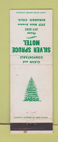 Matchbook Cover - Silver Spruce Motel Durango Collorado