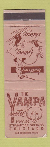 Matchbook Cover - Yampa Motel Steamboat Springs Colorado WEAR