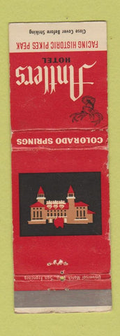 Matchbook Cover - Antlers Hotel Colorado Springs WEAR