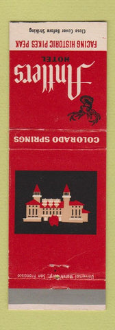 Matchbook Cover - Antlers Hotel Colorado Springs