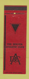 Matchbook Cover - Denver Athletic Club Colorado