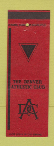 Matchbook Cover - Denver Athletic Club Colorado