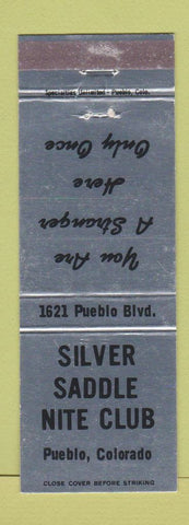 Matchbook Cover - Silver Saddle Nite Club Pueblo Colorado