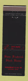 Matchbook Cover - Steve Frederick Steak House Golden Colorado