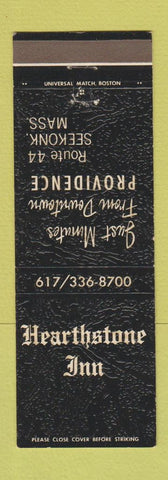 Matchbook Cover - Hearthstone Inn Seekonk MA