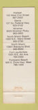 Matchbook Cover - Franco's Pizza Italian North Miami Beach FL