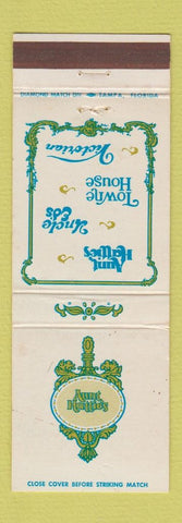 Matchbook Cover - Aunt Hattie's St Petersburg Clearwater Tampa FL