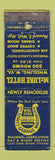 Matchbook Cover - McLure Hotel Wheeling WV WEAR