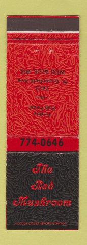 Matchbook Cover - Red Mushroom West Allis WI