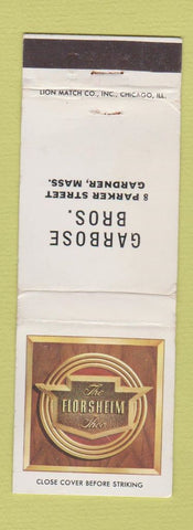 Matchbook Cover - Florsheim Shoes Garbose Bros Gardner MA WEAR