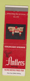 Matchbook Cover - Antlers Hotel Colorado Springs