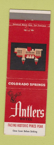 Matchbook Cover - Antlers Hotel Colorado Springs