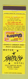 Matchbook Cover - Best Western Motel Stardust Boise ID
