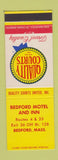 Matchbook Cover - Quality Courts Bedford Motel Inn Bedford MA